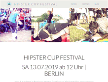 Tablet Screenshot of hipstercup.com